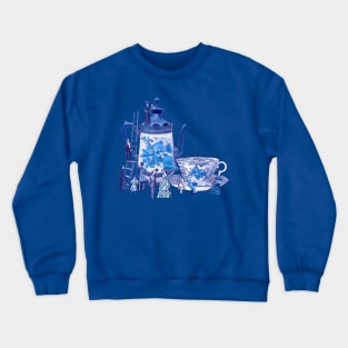 Victorian Coffee (Delft Blue Edition) Crewneck Sweatshirt